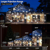 Double Head Christmas LED Projector Lights – Waterproof Outdoor Holiday Decorations for Yard, Garden, Home & Party